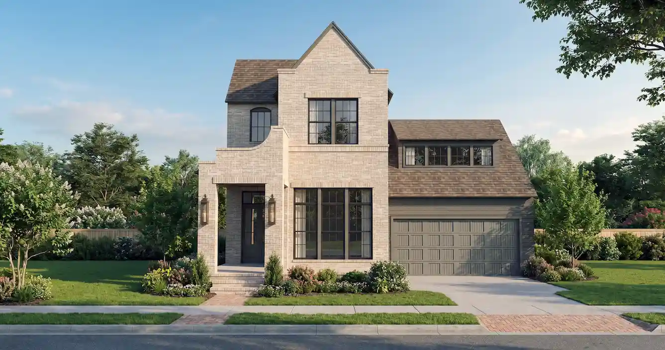 Custom Village Park House home rendering at Lot 27 — Benton at Magnolia Woods