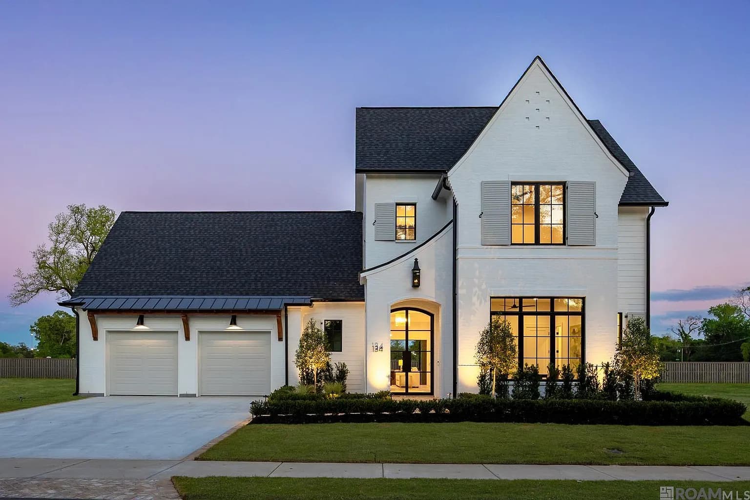 Custom Village Estate home rendering at Lot 9 — Benton at Magnolia Woods