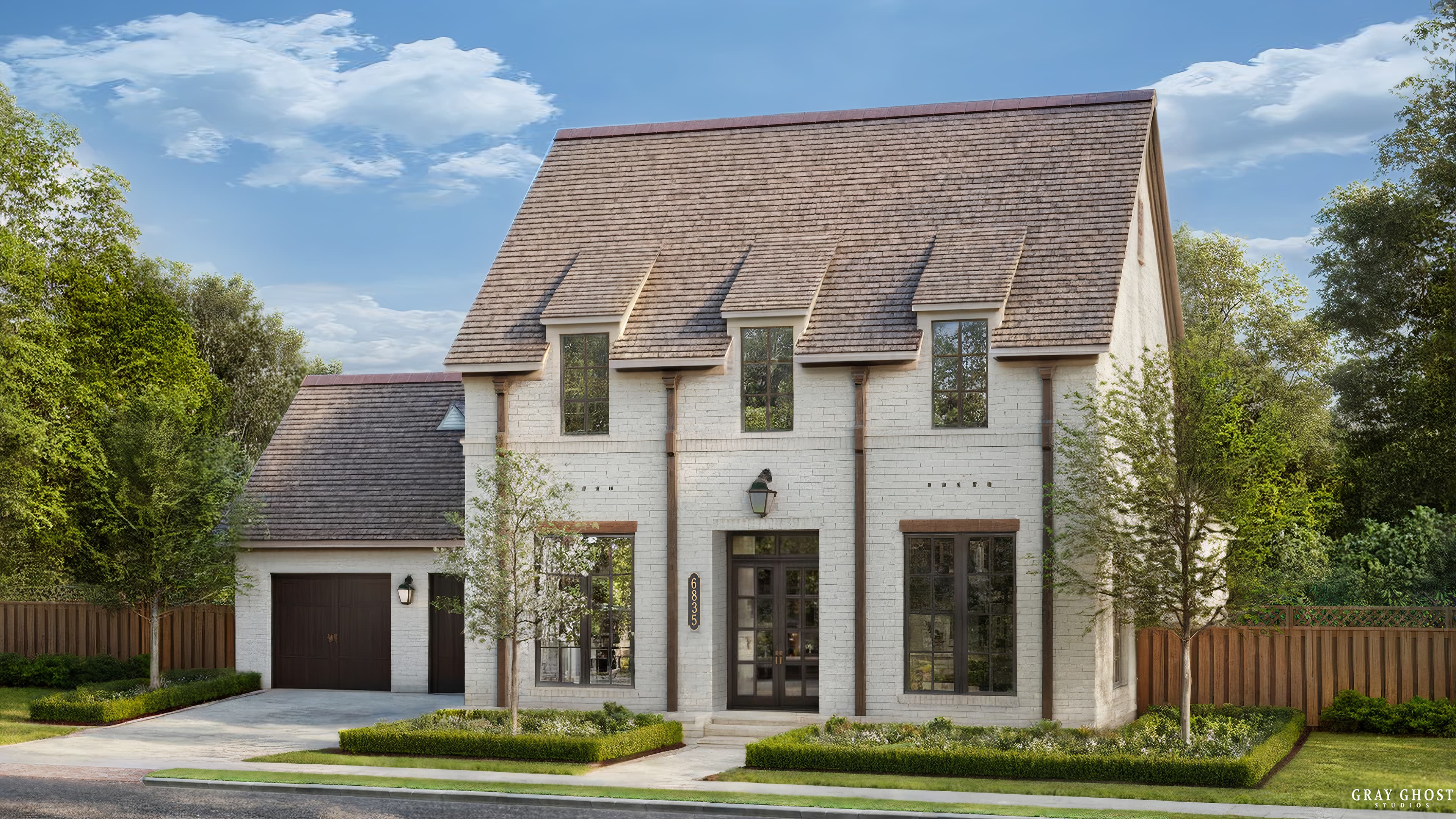 Custom home under construction at Benton — for homebuyers building their own house